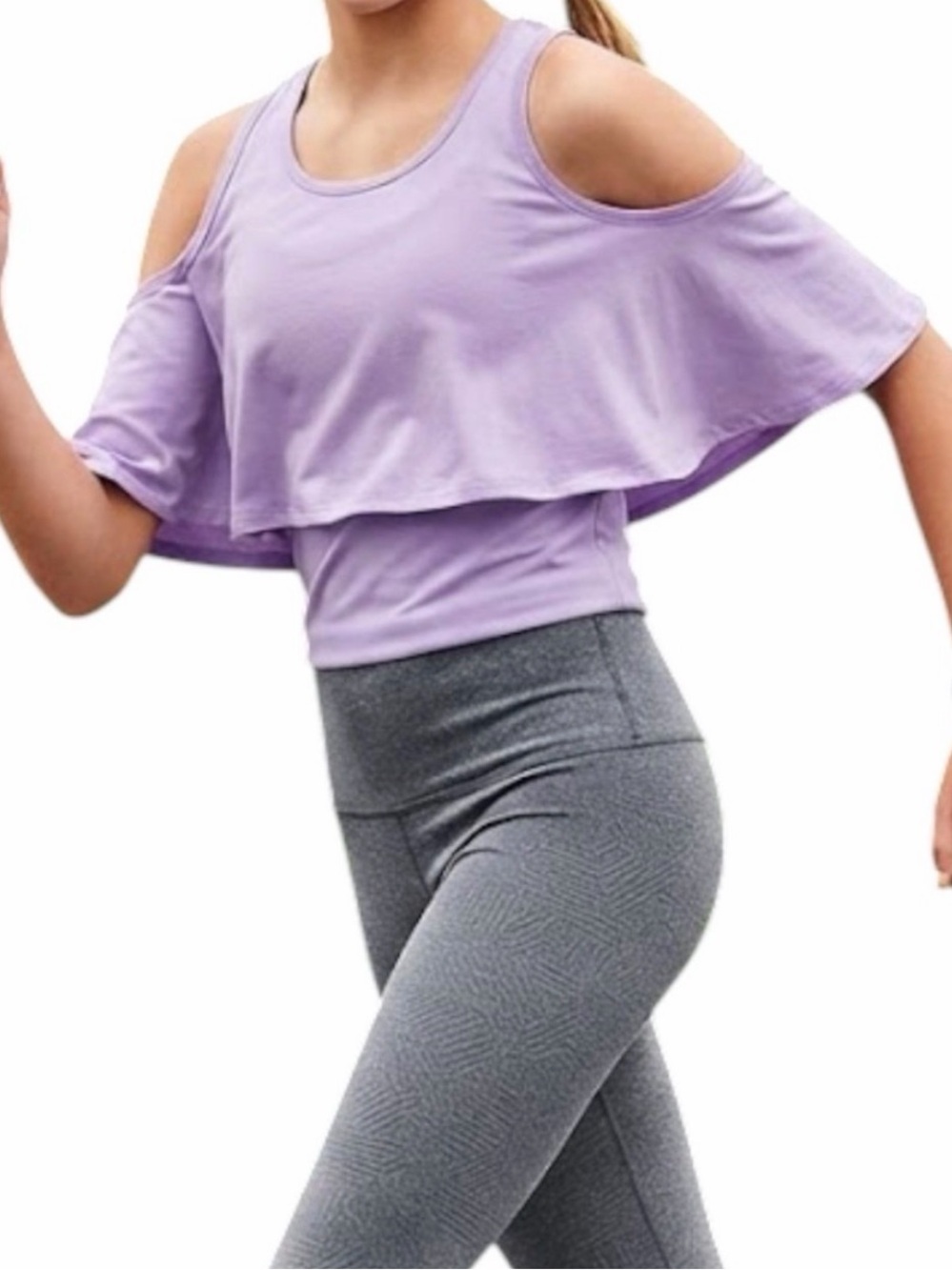 Gorpcore Athleisure Disney Flutter Tiered Overlay Tank Ivivva Lululemon Girls 8